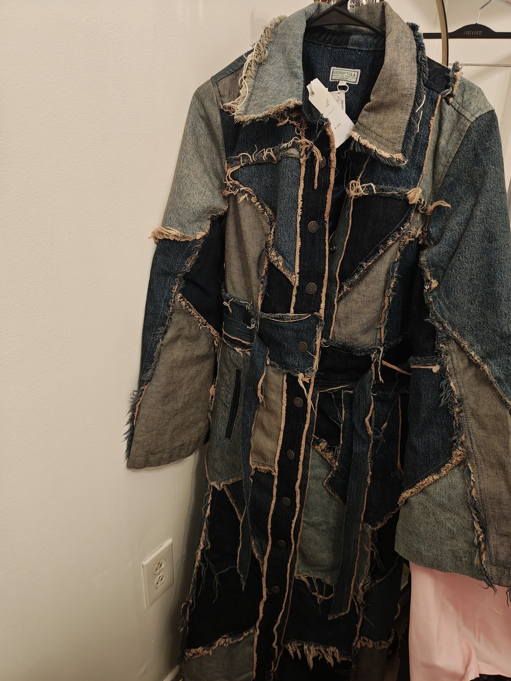 Women's Denim Patchwork Jacket